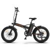 AOSTIRMOTOR Folding Electric Bicycle 500W Motor 20" Fat Tire With 36V/13Ah Li-Battery