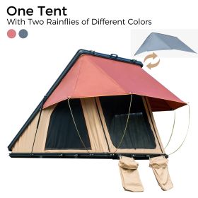 Trustmade Triangle Aluminium Black Hard Shell Beige Rooftop Tent Scout MAX Series