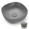 grey ceremic sink