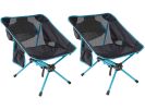 Compact Folding Camping Chair Lightweight Portable Outdoor Chairs with 2 Side Pockets for Backpacking and Camping 2 Pack