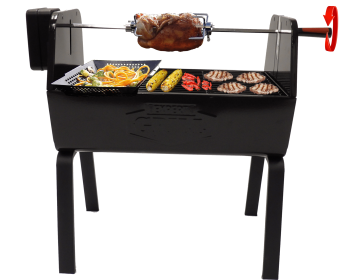 Charcoal Portable Rotisserie BBQ Grill