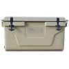 Khaki color ice cooler box 65QT camping ice chest beer box outdoor fishing cooler