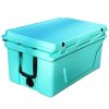 Hot Selling Blue color 65QT Outdoor cooler fish ice chest Box 2022 Popular Camping Cooler Box