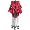 10X10ft EZ Pop Up Canopy Folding Gazebo/Red