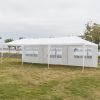 30''x10''(3 x 9m ) Seven Sides Portable Home Use Waterproof Tent with Spiral Tubes For Household, Wedding, Party, Parking Shed  XH