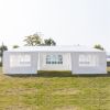 30''x10''(3 x 9m ) Seven Sides Portable Home Use Waterproof Tent with Spiral Tubes For Household, Wedding, Party, Parking Shed  XH