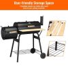 Outdoor BBQ Grill Charcoal Barbecue Pit Patio Backyard Meat Cooker Smoker