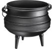 Cast iron pre-seasoned African skillet with lid 10 qt size