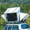 Trustmade Triangle Aluminium Black Hard Shell Grey Rooftop Tent Scout Pro Series