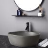 grey ceremic sink