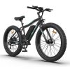 AOSTIRMOTOR New Fat Tire Adults Electric Bicycle 26 In. Electric Mountain Bike 36V 13AH S07-P(No fenders)