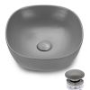 grey ceremic sink