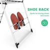 Drying rack; foldable large drying rack; suitable for indoor and outdoor use; white