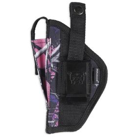 Bulldog Muddy Girl Camo Belt and clip ambi holster w/clam shell packaging