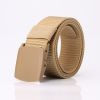 1pc Men's Nylon Automatic Belt; 6 Colors Available