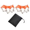 1pair 13-tooth Ice Cleats Crampons; Non-slip Shoes Cover For Winter