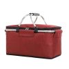 Outdoor Folding Picnic Bag Fruit Basket Thermal Storage Basket