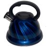 Latest Whistling Kitchen Kettle 3.4 Qt. for Electric; Ceramic; Induction; Halogen ovens Modern Chic Kitchen Style modern design Loud Whistle - 3.2L