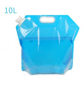 PVC Outdoor Camping Hiking Foldable Portable Water Bags Container (size: 10L)