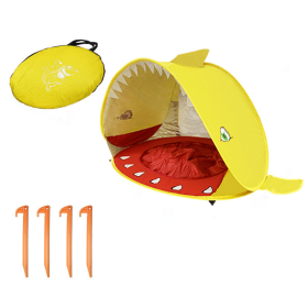 New Stylish Kids Beach Holiday Shade Splash Tent (Color: Shark Yellow)