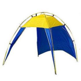 Camping Tent Sunshade Waterproof Tent Outdoor Canopy Beach Shelter Sunscreen Tent For Camping Hiking Fishing Bearing 5-8 People (Color: Color)