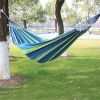 Camping Travel Beach Double Hammock Canvas Hanging Hammock Swing Bed