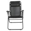 26" Wide Reclining Sling Chair with Pillow; 275 lbs