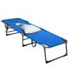 Folding Chaise Lounge Chair Bed Adjustable Outdoor Patio Beach