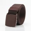 1pc Men's Nylon Automatic Belt; 6 Colors Available