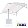 100x100 5mm PC Hollow Sheet Awning