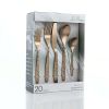 Elegant Western Utensils 20 Piece Flatware Utensil Set 4 In