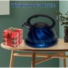 Latest Whistling Kitchen Kettle 3.4 Qt. for Electric; Ceramic; Induction; Halogen ovens Modern Chic Kitchen Style modern design Loud Whistle - 3.2L