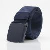 1pc Men's Nylon Automatic Belt; 6 Colors Available