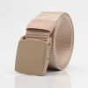 1pc Men's Nylon Automatic Belt; 6 Colors Available